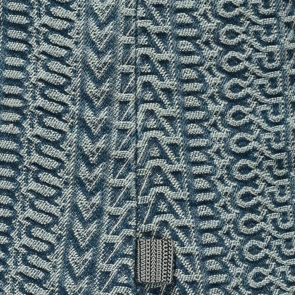 MARC JACOBS THE WASHED MONOGRAM DENIM BUCKET HAT SIZE 62(M/L) - Picture 5 of 15